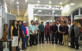 UPOU's Galeria Sinag showcases wood carvings and paintings of leading Paete artists.