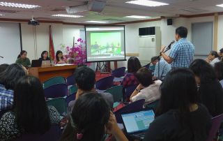 The UP Open University (UPOU) holding the second of its Round Table Discussion (RTD) Series on Assessment on 5 April 2017 at the UPOU Audio-visual Room in Los Baños, Laguna.