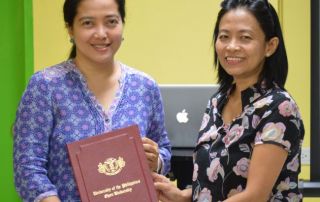 The photo of Dr. Sheila R. Bonito, Director of the UPOU Office of Academic Support and Instructional Services (OASIS)