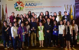 UPOU Delegates in AAOU Indonesia