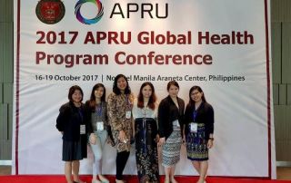UP Open University (UPOU) participated in the 11th Annual Workshop of the Association of Pacific Rim Universities (APRU) Global Health Conference held on 16-19 October 2017 at Novotel Hotel, Araneta Center, Cubao, Quezon City, Philippines and organized by the University of the Philippines (UP) System.
