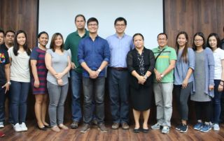 Faculty and Staff members of UPOU attends the training on Business Analytics at the National University of Kaohsiung in Taiwan.