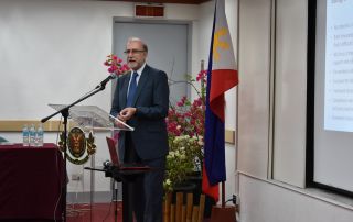 Dr. Don Passey, Professor of Technology Enhanced Learning at the Lancaster University, UK and the Visiting Professor of FEd, served as the resource speaker for the seminar on Inclusive Practices with Technologies for Online Teaching and Learning.