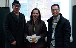 Associate Professor Lea C. Garcia (middle), a UPOU PhD student, won the Best Paper Award during the 2nd Lumina Foundation International Research Congress 2018.