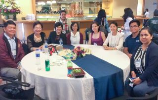 The PhD in Education students with (from left) Dr. Ricardo T. Bagarinao, Dean of FEd; Dr. Josette T. Biyo, Director of DOST-SEI; and Dr. Maria Ana T. Quimbo, Affiliate Faculty Member of FEd and one of the dissertation advisers of the students.