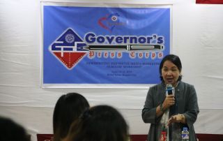 Chancellor Melinda dela Pena Bandalaria gave a talk on “Social Media Marketing for Development”