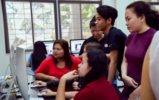UPOU faculty members, REPS, administrative staff members and Research Assistants