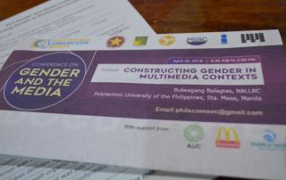Constructing Gender in Multimedia contexts brochure