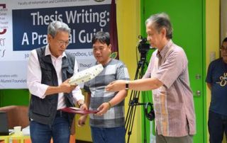 Awarding of certificate to Felix Librero