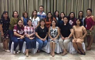 The participants of the Academic Policies and Procedures Workshop led by Vice Chancellor Melinda F. Lumanta and University Registrar Aurora V. Lacaste