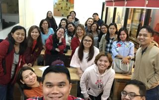 UPOU Employees are all smiles for the "groufie" during the Date Privacy Officer Training Course with the Digital Freedom Network