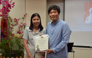 Ms. Yasele Yambao and Dr. Erick Vernon Y. Dy