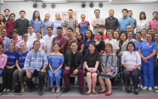 Dr. Marlon G. Saria, with the participants of the Let's Talk It Over