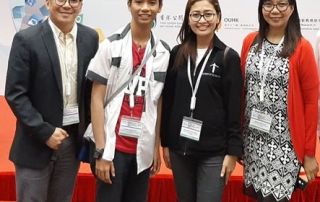 Mr. Lexter Mangubat (2nd from left) with his co-authors: Dr. Edmund Centeno, Asst. Prof. Ana Katrina P. De Jesus, and Dr. Mildred Moscoso.