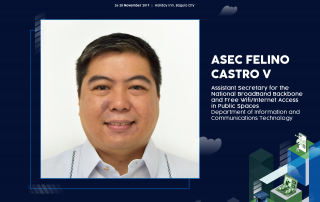 Felino Castro V, Assistant Secretary for the National Broadband Backbone and Free Wifi/Internet Access in Public Spaces of the Department of Information and Communications Technology (DICT) will serve as a Plenary Speaker for the 6th National Conference on Open and Distance eLearning (NCODeL 2019).