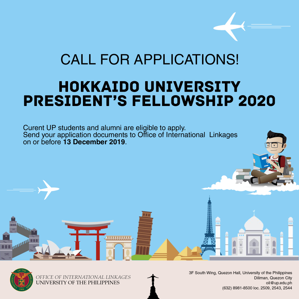 Hokkaido University President's Fellowship 2020