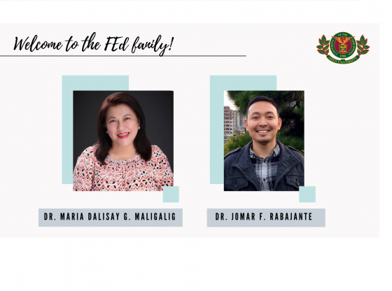 Dr. Maria Dalisay G. Maligalig and Dr. Jomar F. Rabajante, affiliate faculty members of the UPOU Faculty of Education are the new Program Chairs of the Diploma in Science Teaching (DST) and Diploma in Mathematics Teaching (DMT), respectively.