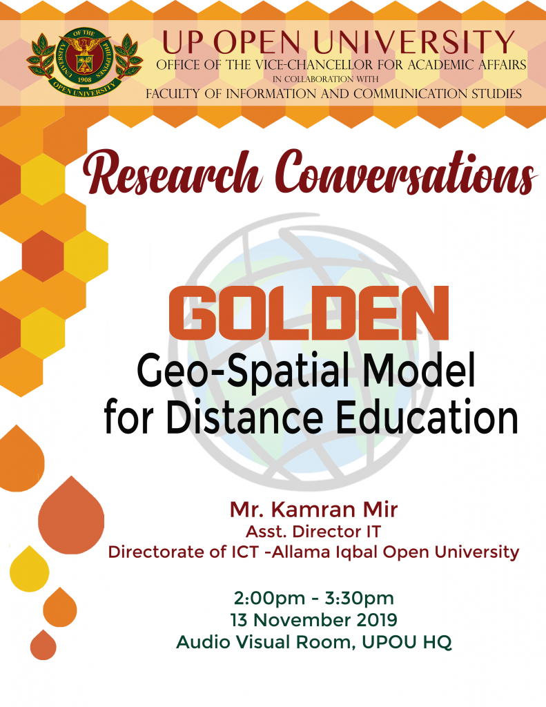GOLDEN: Geo-Spatial Model for Distance Education
