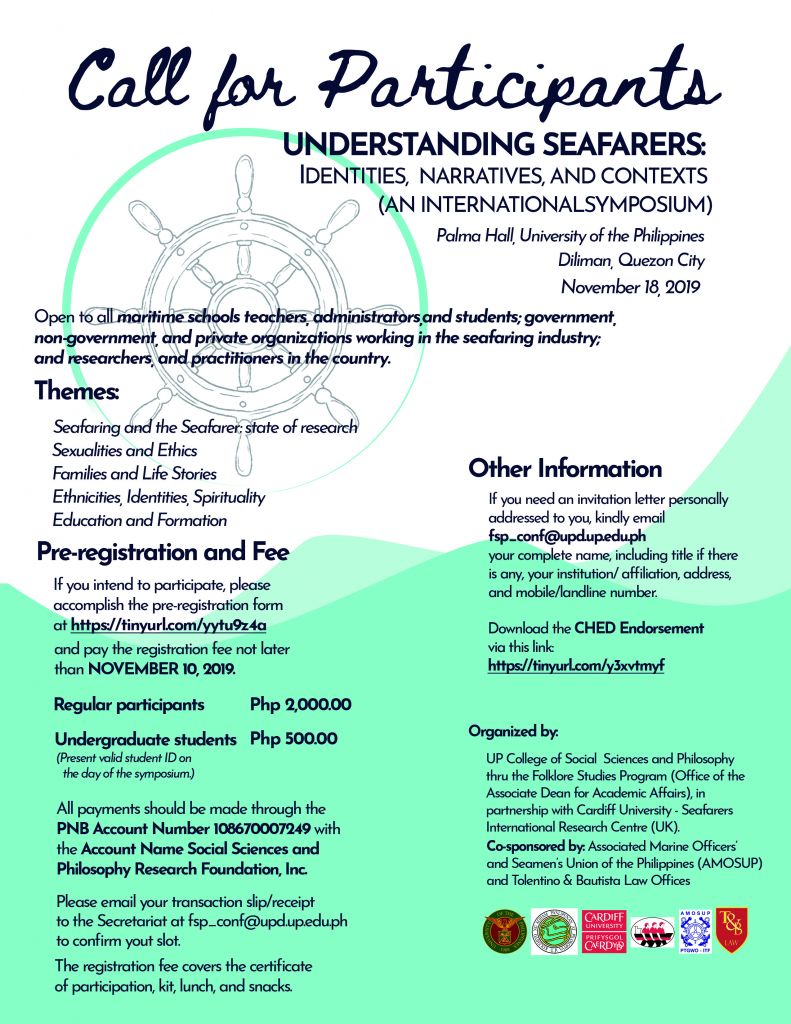 Understanding Seafarers: Identities, Narratives and Contexts