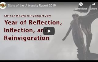 State of the University Report 2019
