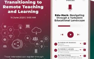 Fourth Episode of Edu-Hack Podcast to tackle the Transition to Remote Teaching and Learning