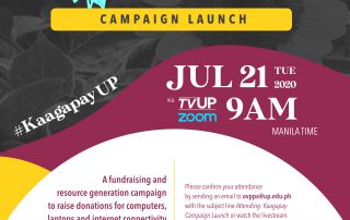 #KaagapayUP project to bring hope to financially challenged UP students