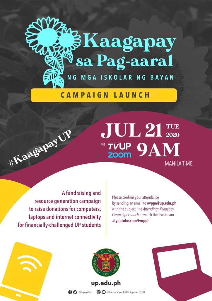 #KaagapayUP project to bring hope to financially challenged UP students