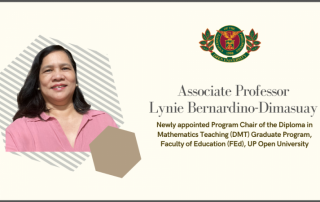 UPOU-FEd appoints new DMT PC