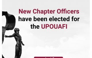 New Chapter Officers have been elected for UPOUAFI