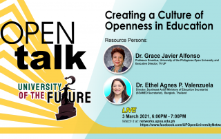 Open Talk: Creating a Culture of Openness in Education