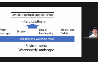Selecting a research topic. Prof. Bagarinao suggests to filter all possible, and equally interesting, research topics through a criteria.