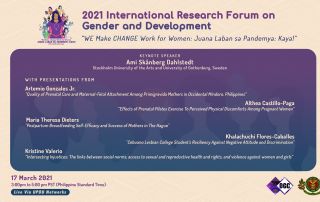 International Research Forum on Gender and Development