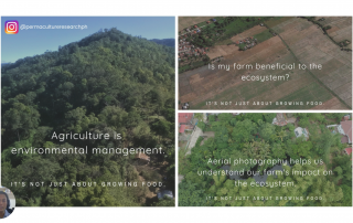 Mr. Jabez Joshua Flores, a MENRM graduate and PhD graduate of Environmental Science, talked about climate solutions through permaculture, a design philosophy integrating ecology, agriculture, and landscape design.