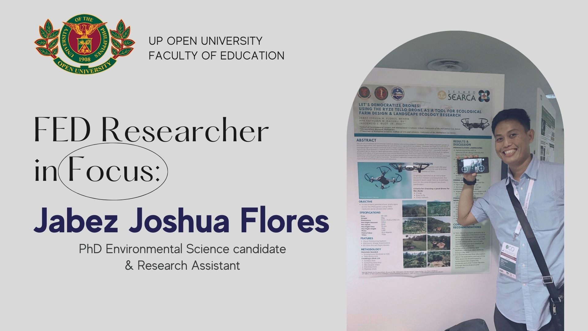 FEd Researcher in Focus: Jabez Joshua Flores