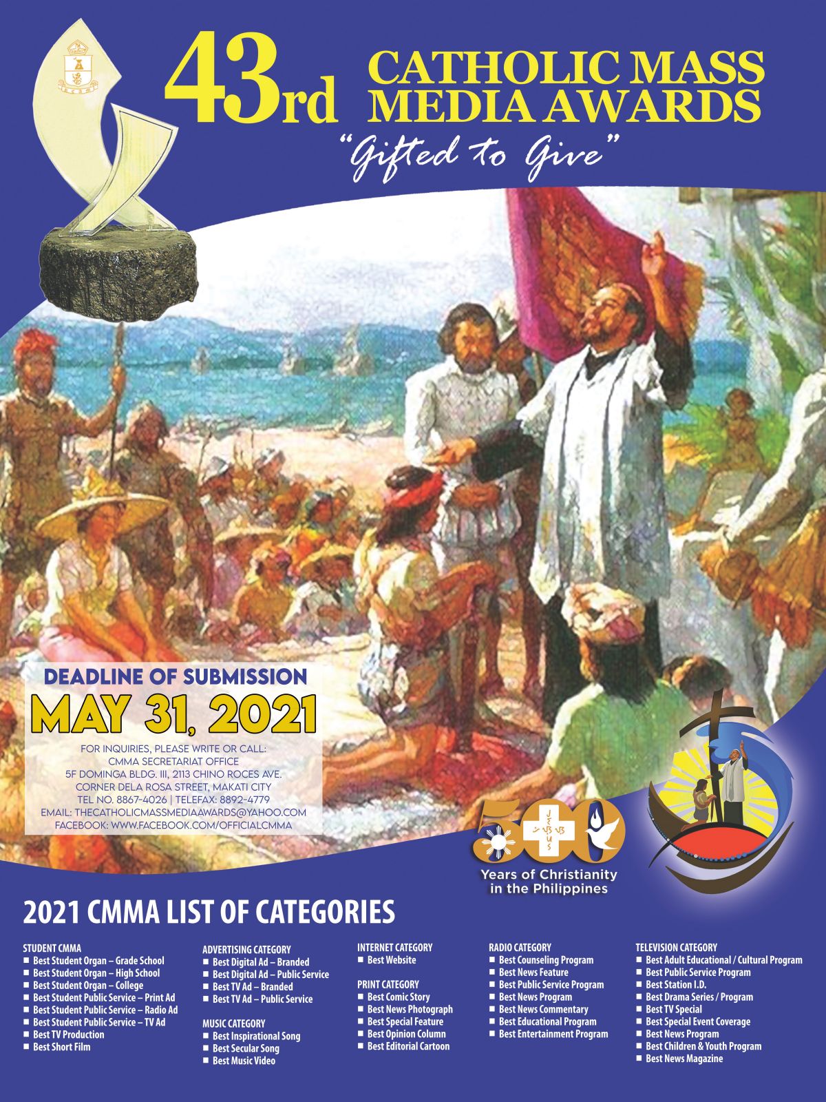 The 43rd Catholic Mass Media Awards University of the Philippines