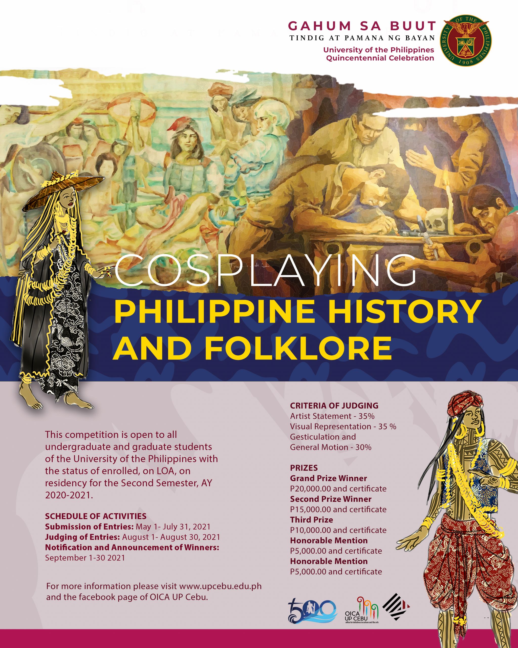 Cosplaying Philippine History and Folklore Poster