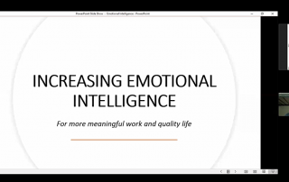 Mr. Efraime Cruz, FICS project staff and the resource speaker for the 2nd quarterly MeetUPs, talked about the “Increasing Emotional Intelligence for More Meaningful Work and Quality Life.”