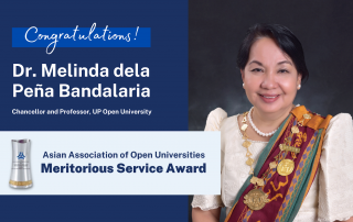 AAOU bestows 2021 Meritorious Service Award to Chancellor Bandalaria