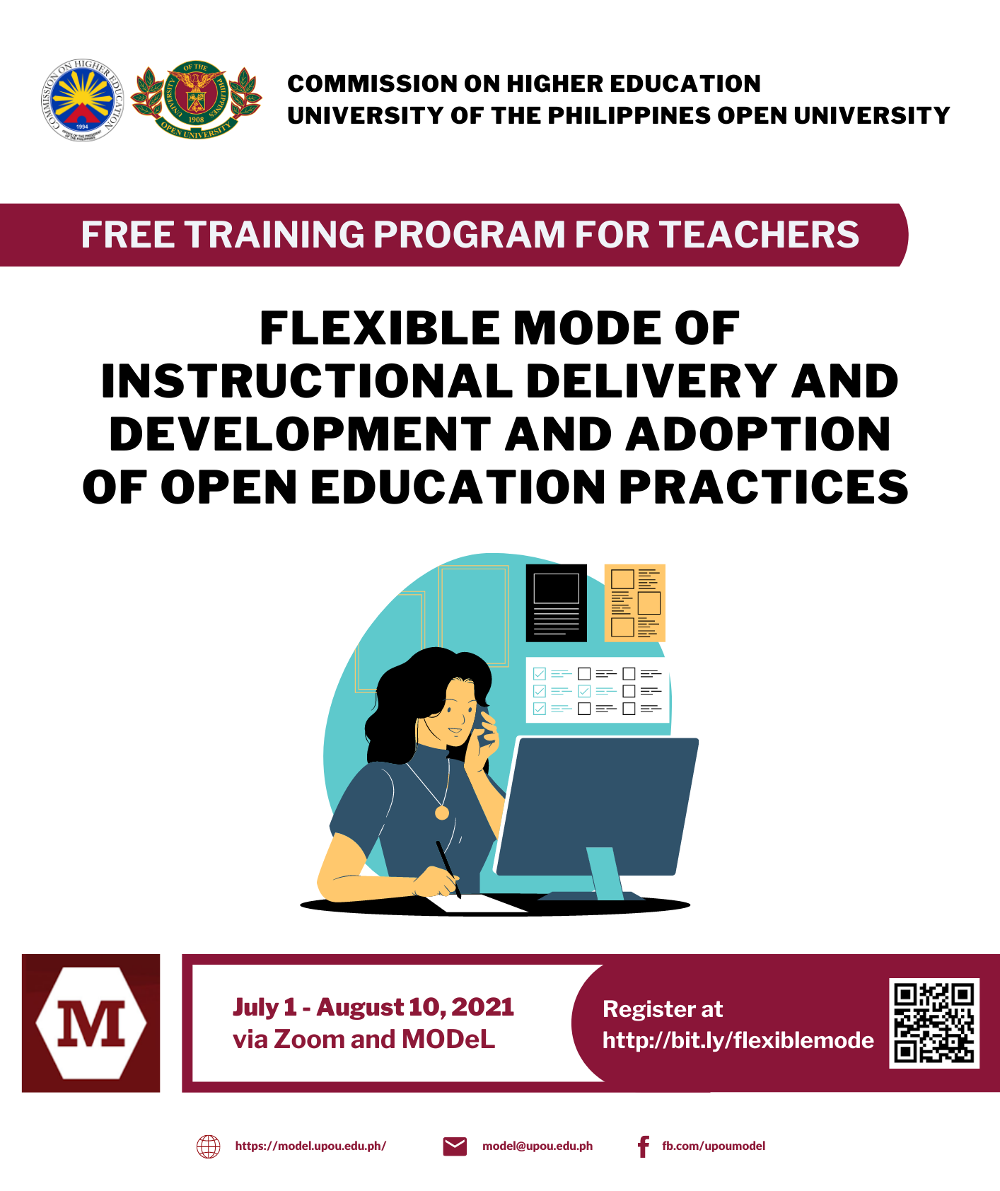 Training of Teachers on Flexible Mode of Instructional Delivery and Development and Adoption of Open Education Practices for Quality Tertiary Education