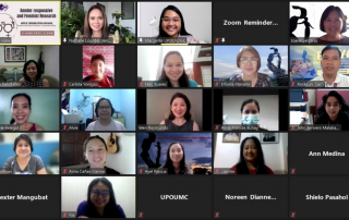 The OGC webinar on Gender-responsive and Feminist Research proper was attended by over 32 UPOU Faculty and Staff, and more than 200 live stream participants.