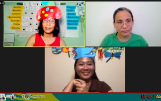 Left to Right: Ms. Julie Weygan-Aparato, Assoc. Prof. Portia Padilla, and Ms. Michelle Agas