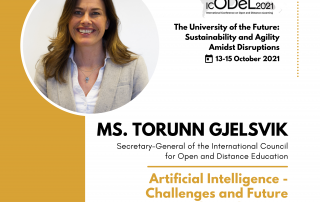 ICDE Secretary-General to Serve as ICODeL 2021 Plenary Speaker