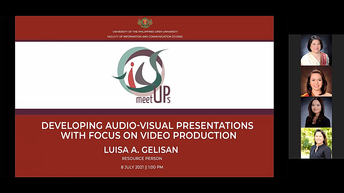 FICS MeetUps Tackles the Basics of Video Production with Multimedia Center Director Luisa A. Gelisan