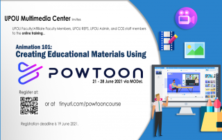 UPOU Multimedia Center conduct training programs