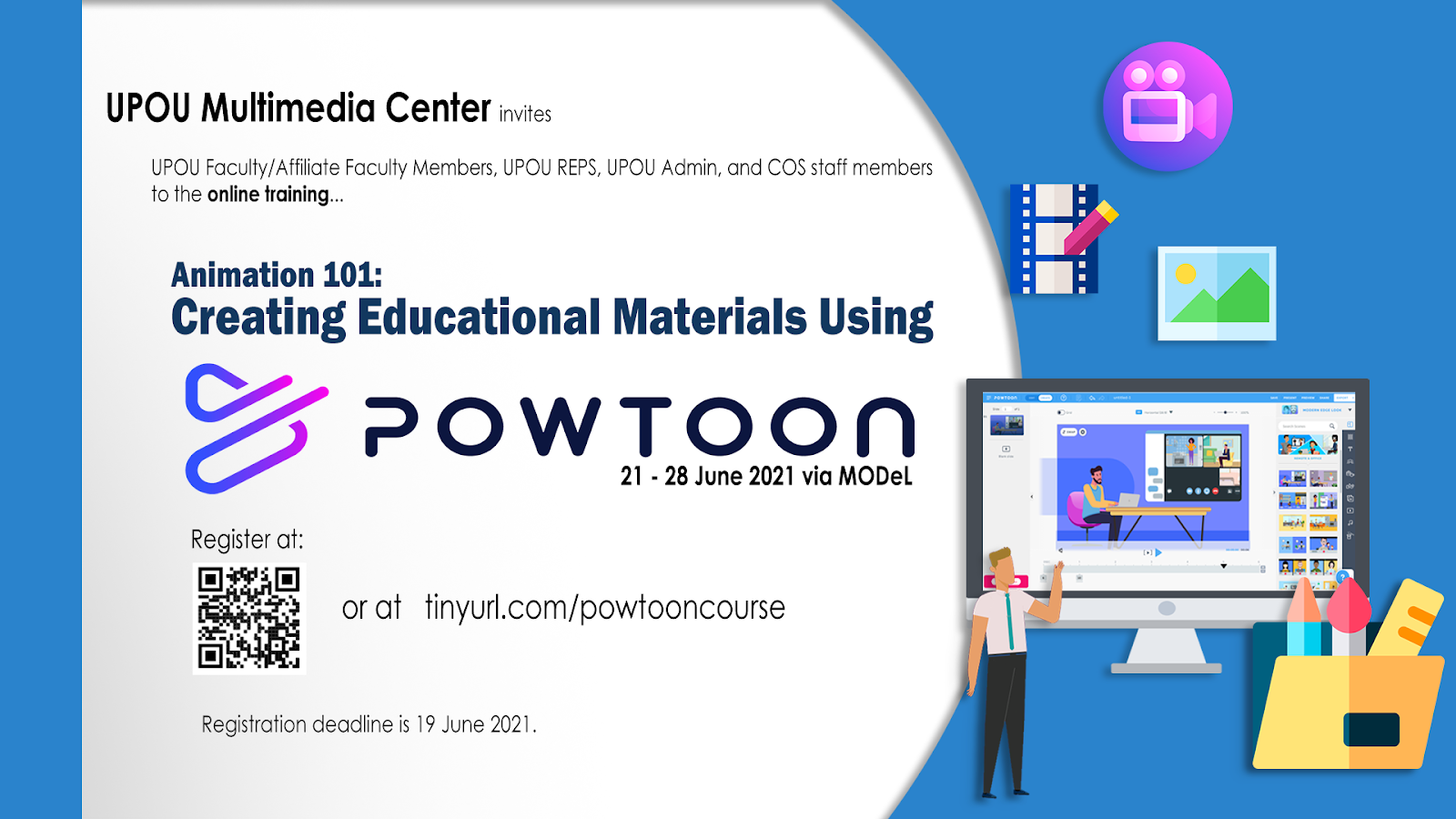 UPOU Multimedia Center conduct training programs UPOU Multimedia Center conduct training programs