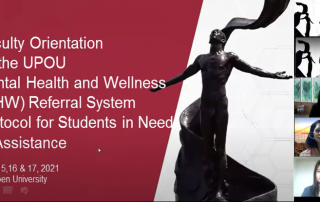 OSA Conducts a Series of Webinars for Mental Health and Wellness Program