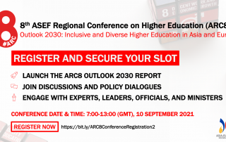 8th ASEF Regional Conference on Higher Education (ARC8)