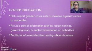  Asst. Prof. Finaflor F. Taylan presents “Gender and Distance Psychosocial Support During the Pandemic: Lessons and Opportunities from Case Studies”