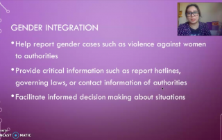 Asst. Prof. Finaflor F. Taylan presents “Gender and Distance Psychosocial Support During the Pandemic: Lessons and Opportunities from Case Studies”