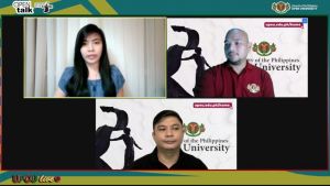 Host, Jelaine Bagos of FMDS, and Moderators, Mr. Brian A. Belen and Mr. Ramon Manuel “RM” T. Nisperos, MBA